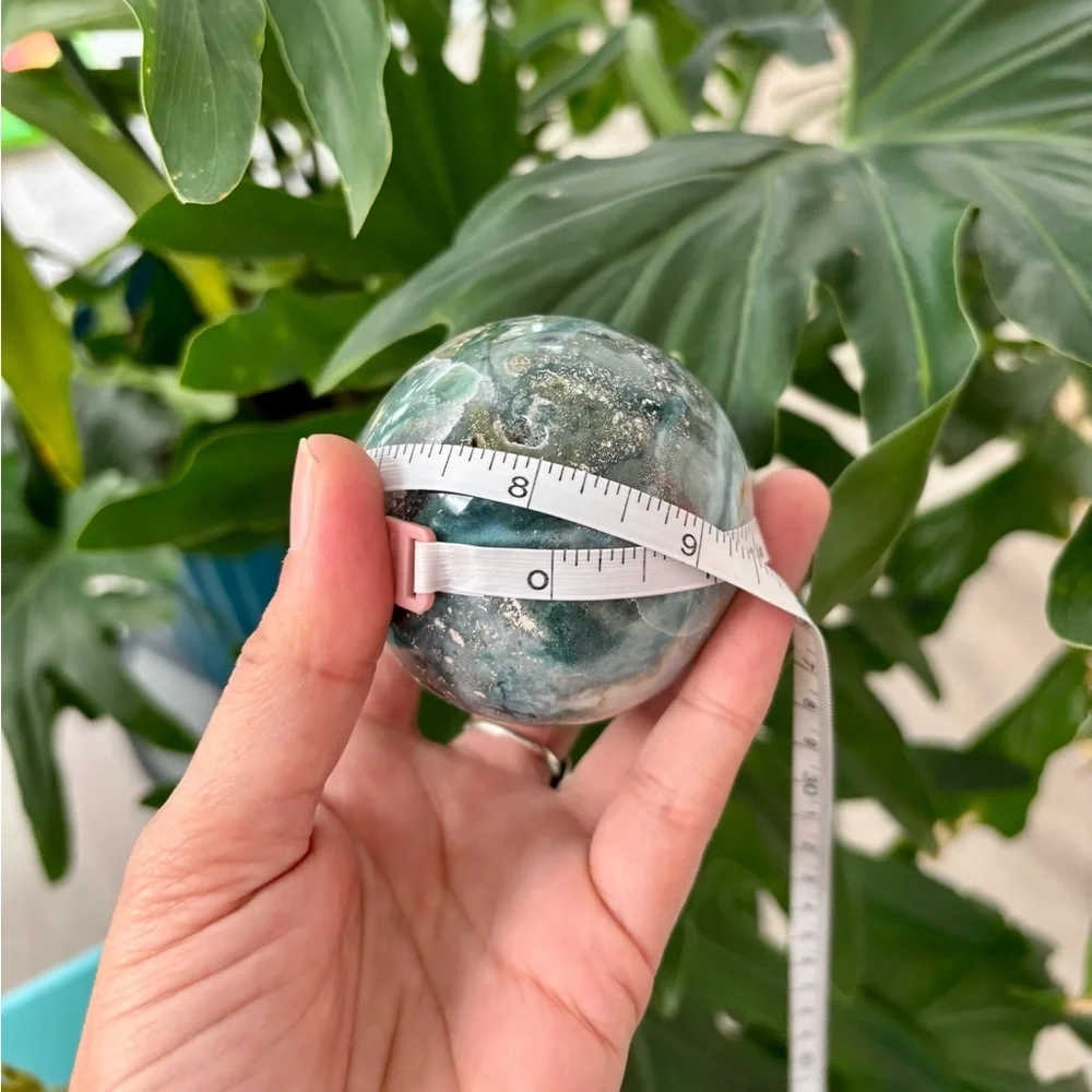 Ocean jasper sphere